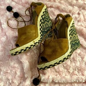 AQUAZURRA suede wedges